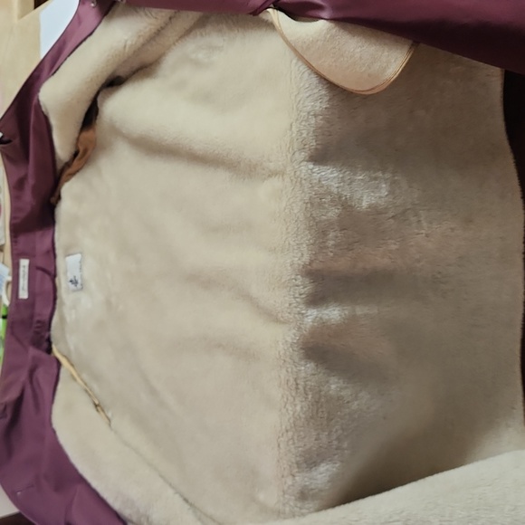 Vintage Misses Size 16R Misty Harbor ILGWU removable lining  Dark Rose Coat - Picture 13 of 15